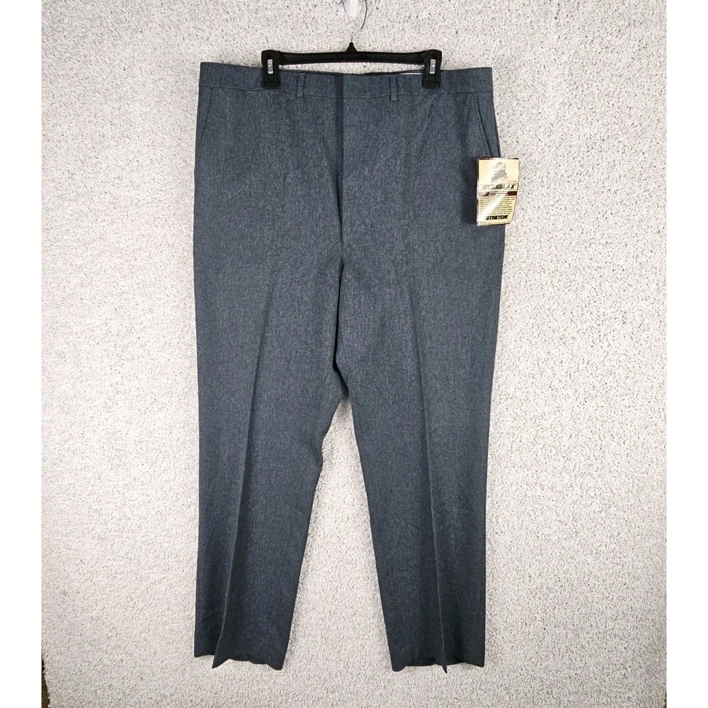 Vintage NEW Sears Flexslax Pants Mens 40x32  Full Fit Perma Prest Made USA NWT‎